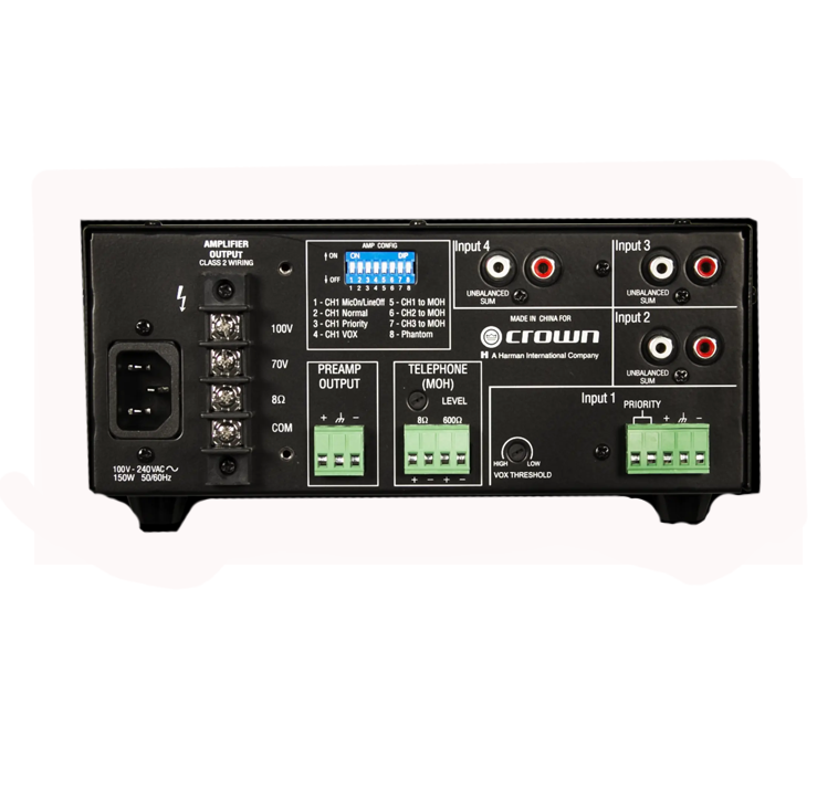 Amplificador de 60 W Crown 160MA