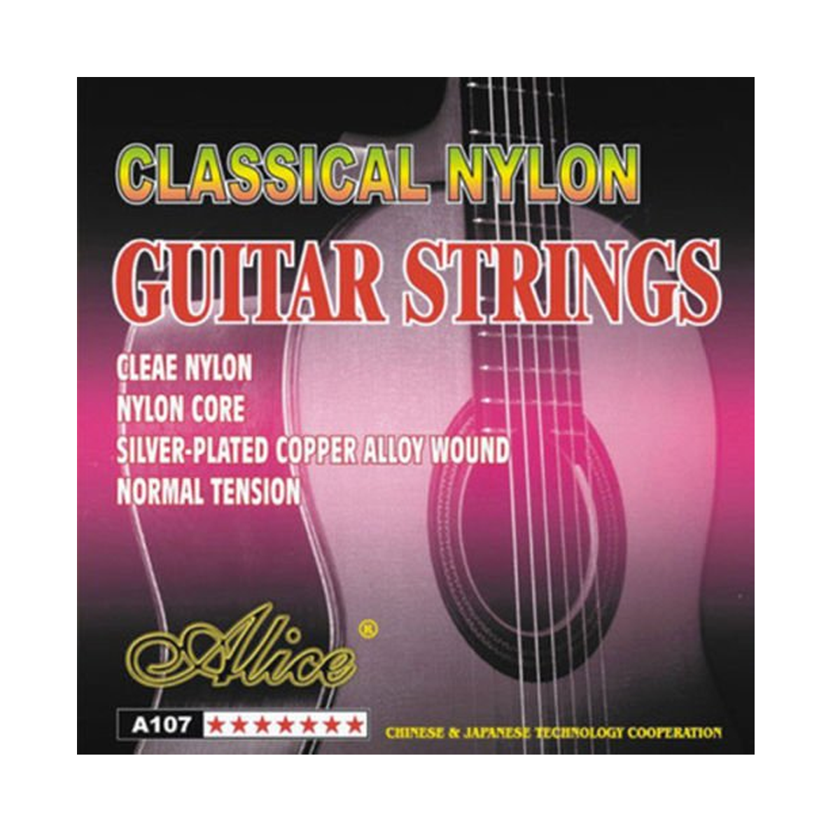 Juego de cuerdas para guitarra de nylon Allice A107N