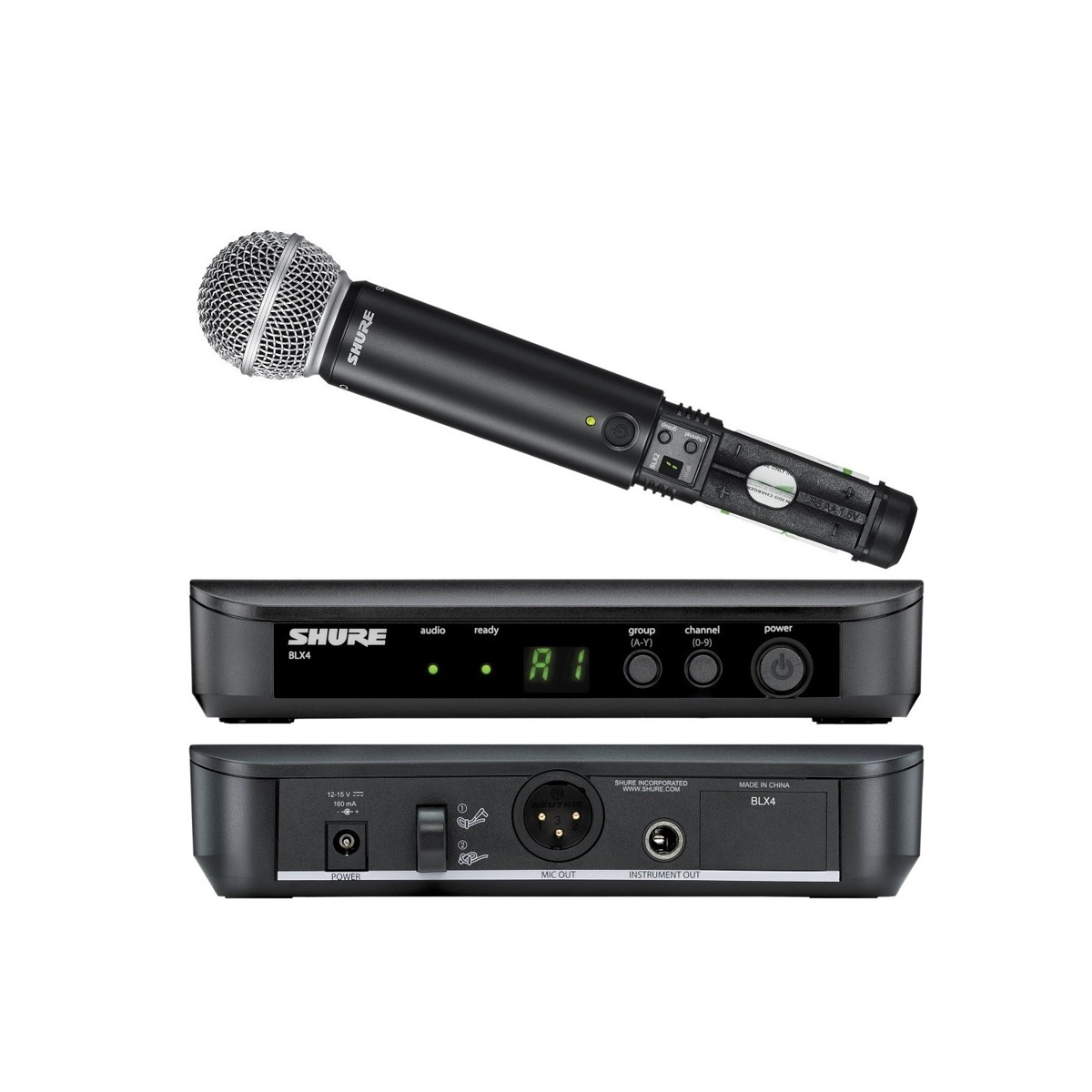 Micrófono Inalámbrico SHURE BLX24SM58