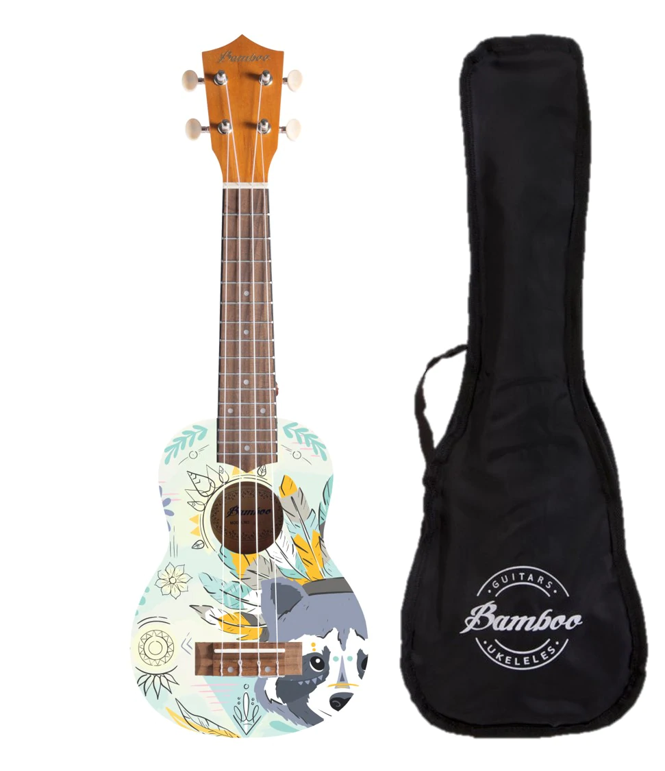 Ukelele Soprano Bamboo Boho