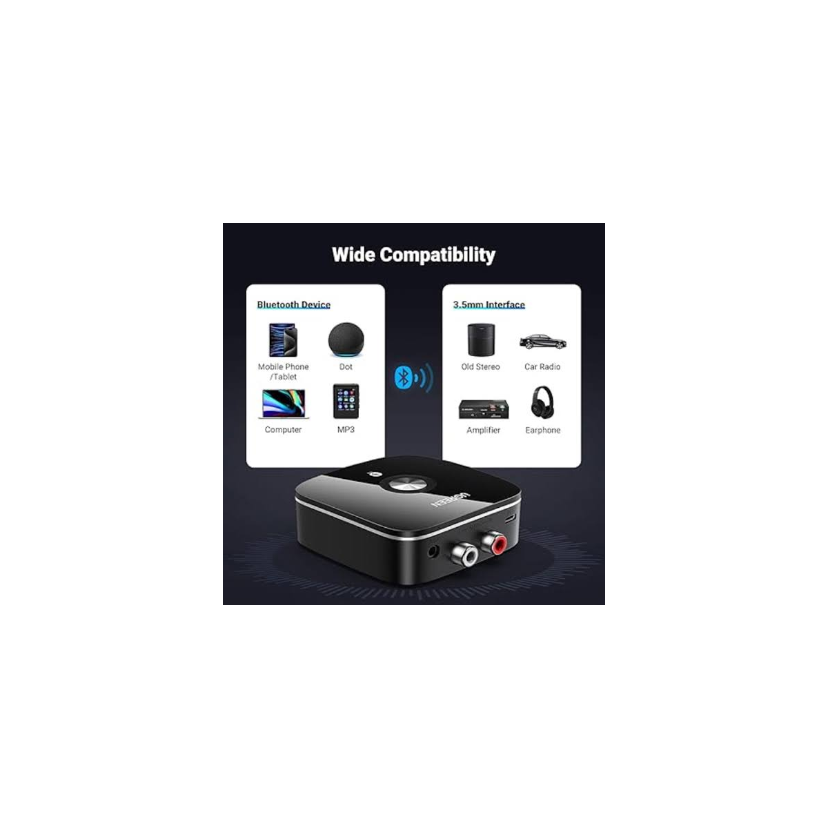 Receptor Bluetooth 5.3 UGREEN CM123