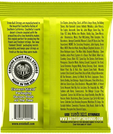 Juego de cuerdas para Guitarra Eléctrica Ernie Ball 2221