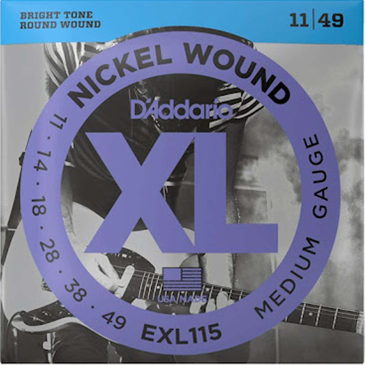 Juego de cuerdas para Guitarra Eléctrica Medium EXL115