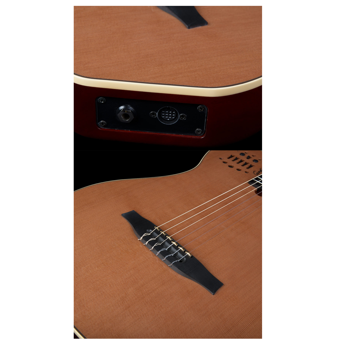 Guitarra Electroacústica de Nylon Godin Grand Concert SA
