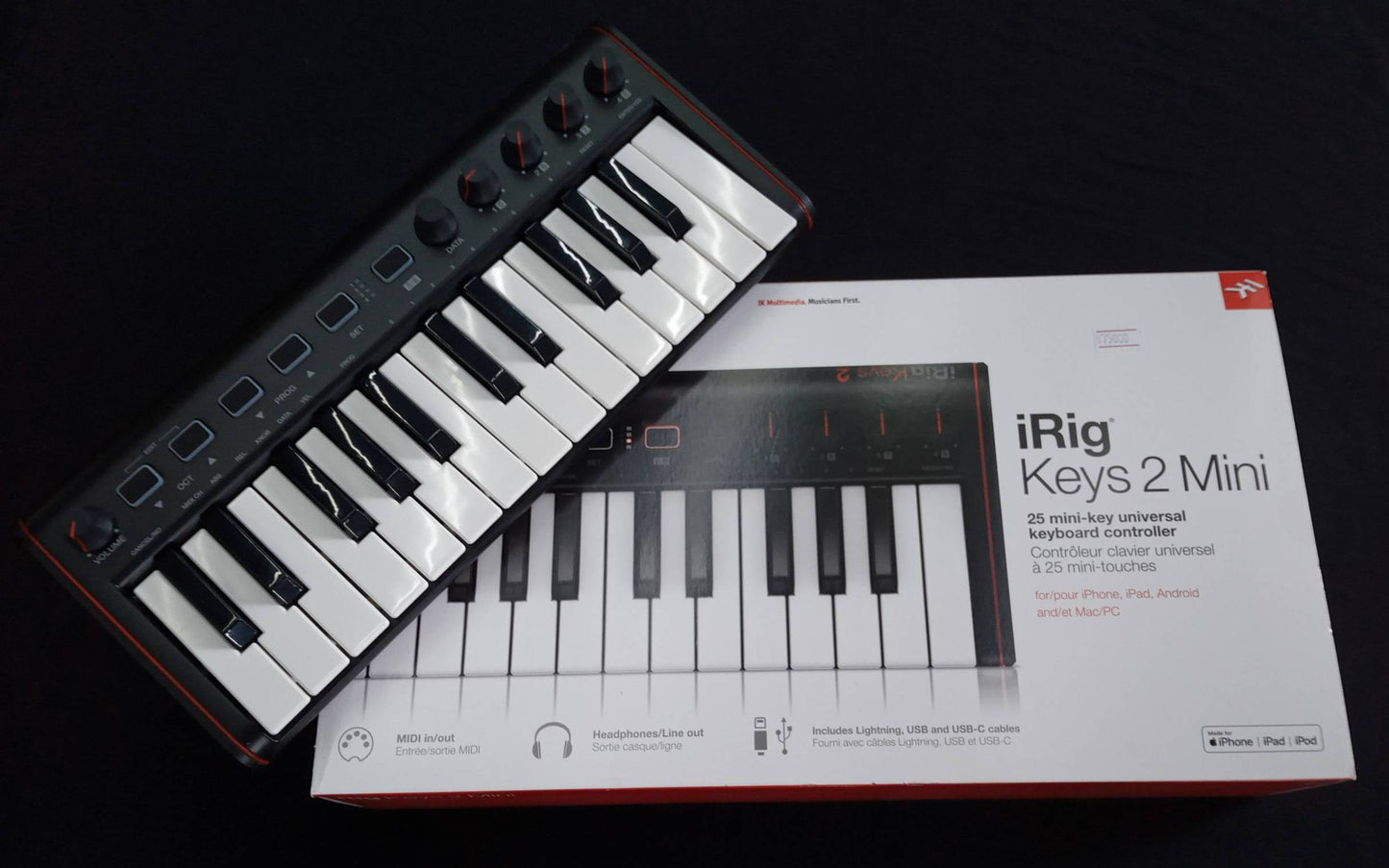 Controlador Midi Irig Key 2 Mini