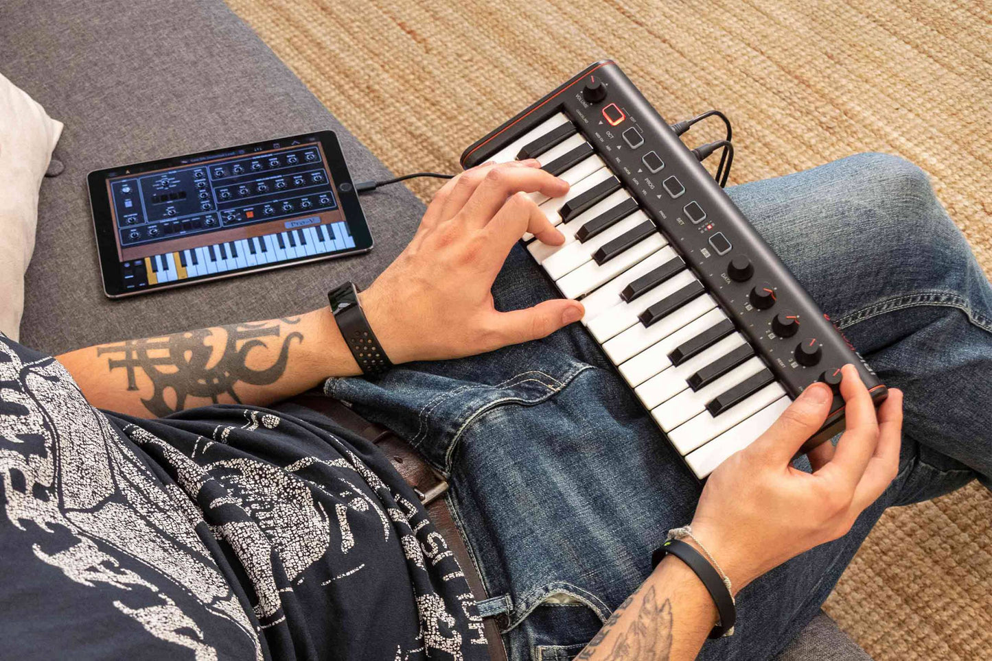 Controlador Midi Irig Key 2 Mini