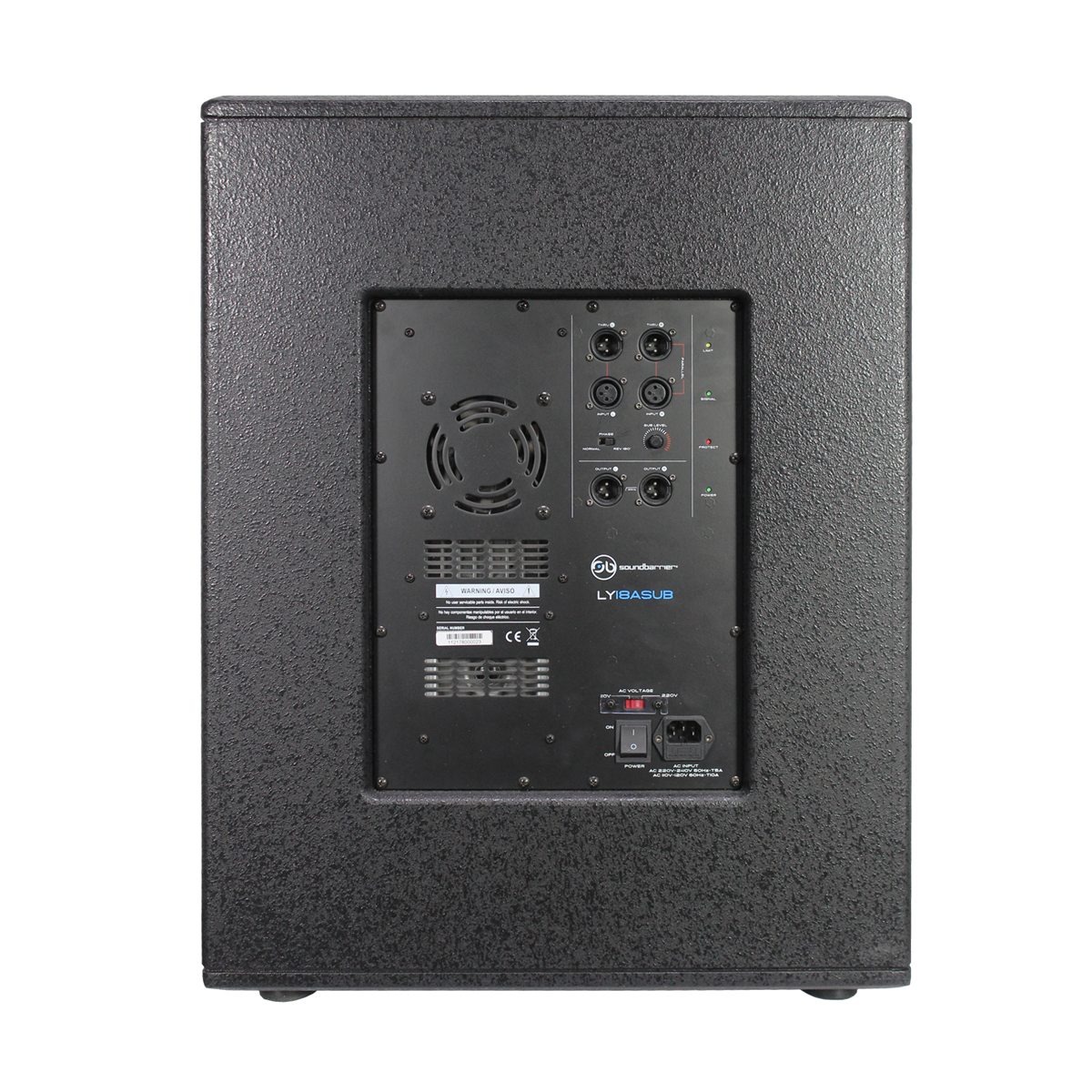 Subwoffer Activo Sound Barrier de 18" LY18ASUB