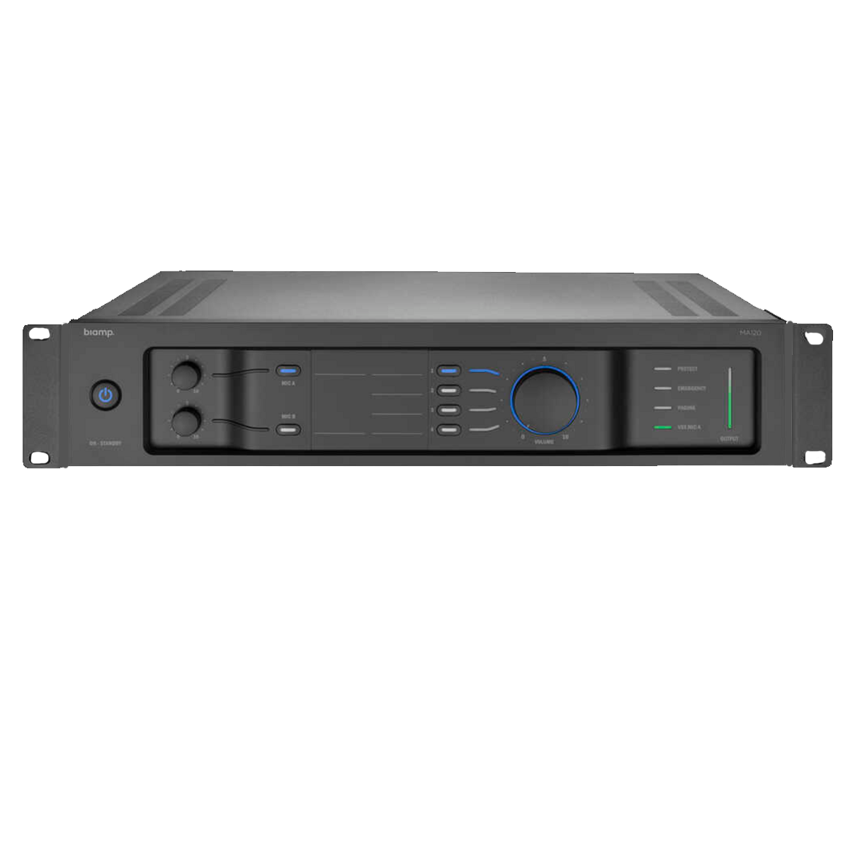 Amplificador y Mezclador Biamp MA120