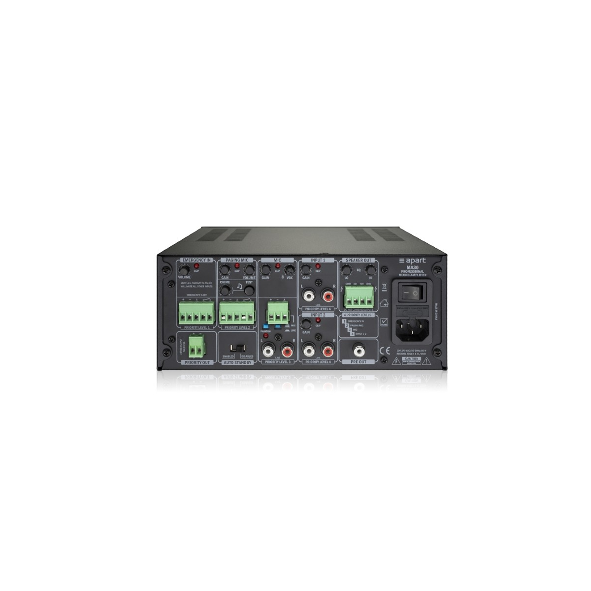 Amplificador y Mezclador Apart MA30