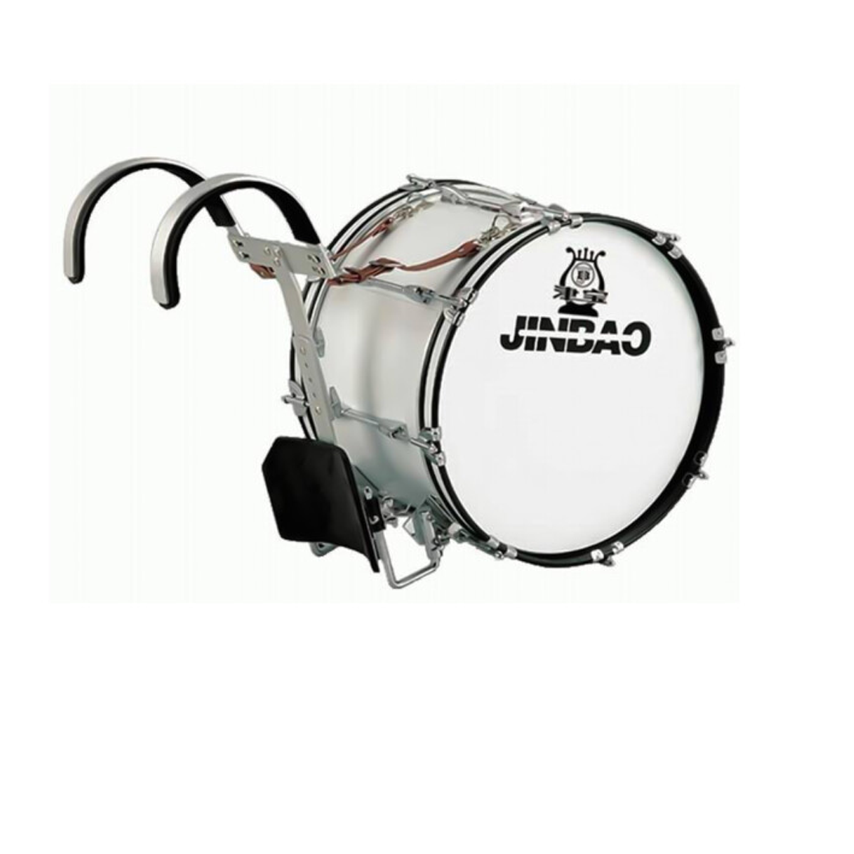 Bombo Tonal De Marching Jinbao Mb1812Wh
