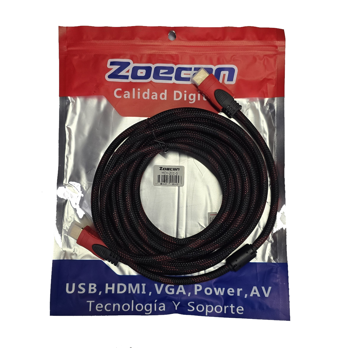 Cable HDMI de 5 Mts ZoeCan MCH201-5