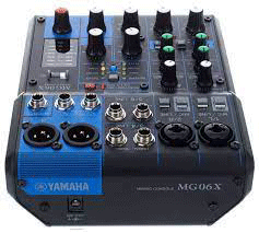 Mezcladora de 6 canales con efectos Yamaha MG06X