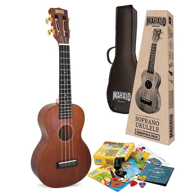 Ukelele Concierto Mahalo Serie Java MMJ2TBRK Kit