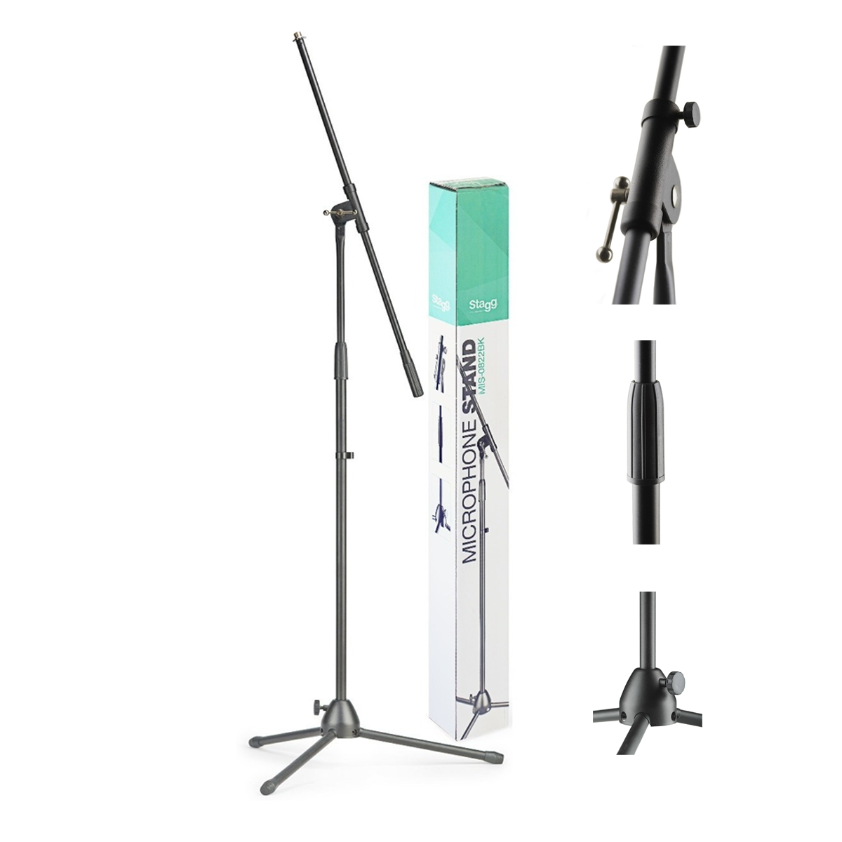 Pedestal para micrófono Stagg MIS0822BK