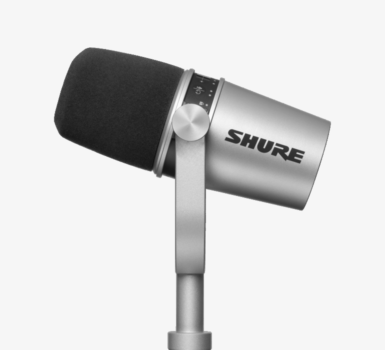 Micrófono Dinámico para Podcast Shure MV7