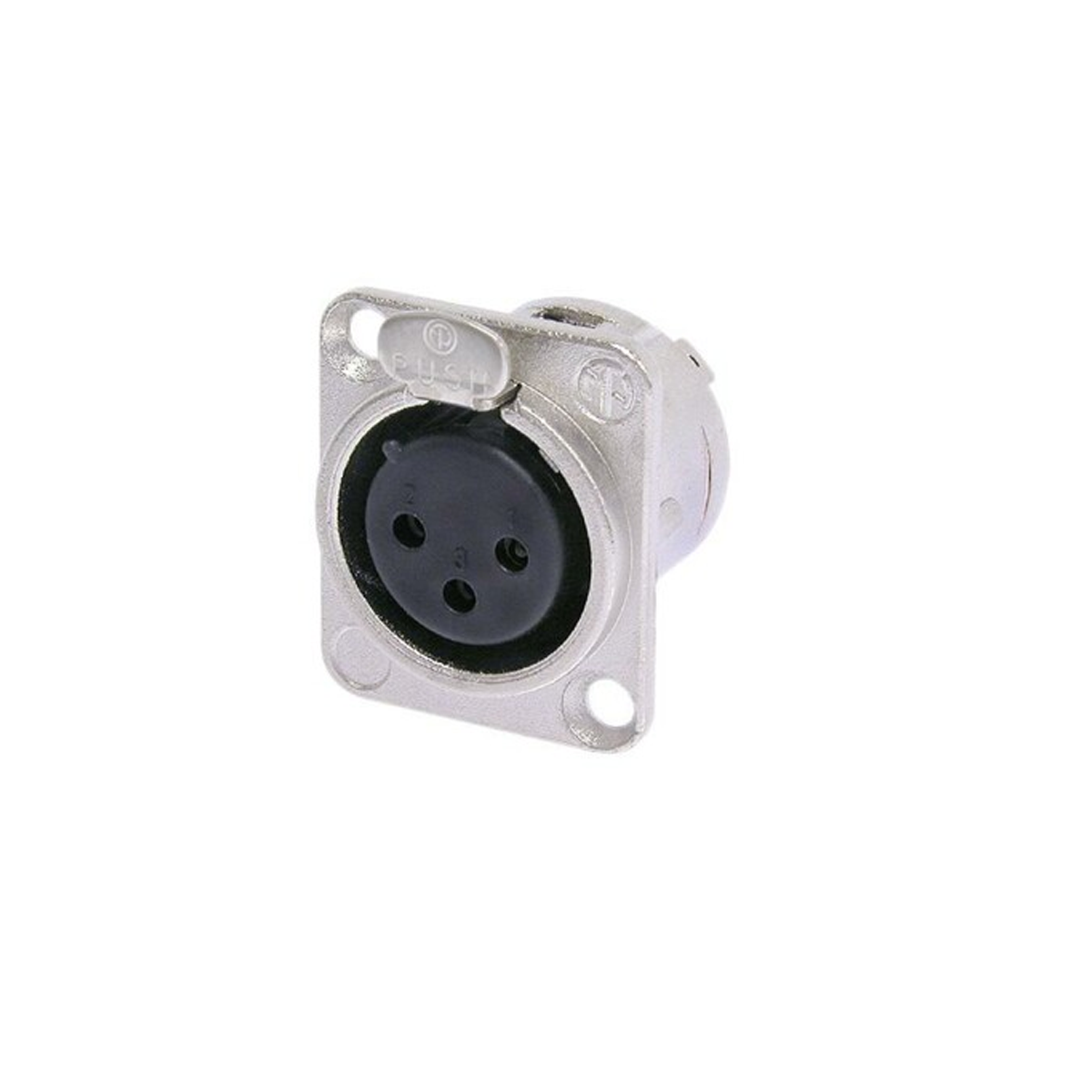 Conector Chasís XLR hembra Neutrik NC3FDL1