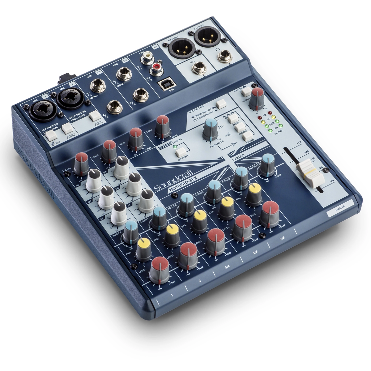 Mezcladora De 6 Canales Soundcraft NOTEPAD-8FX