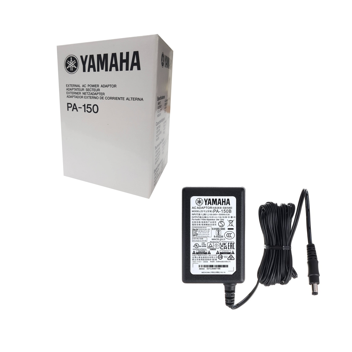Adaptador de corriente para Teclados Yamaha PA150