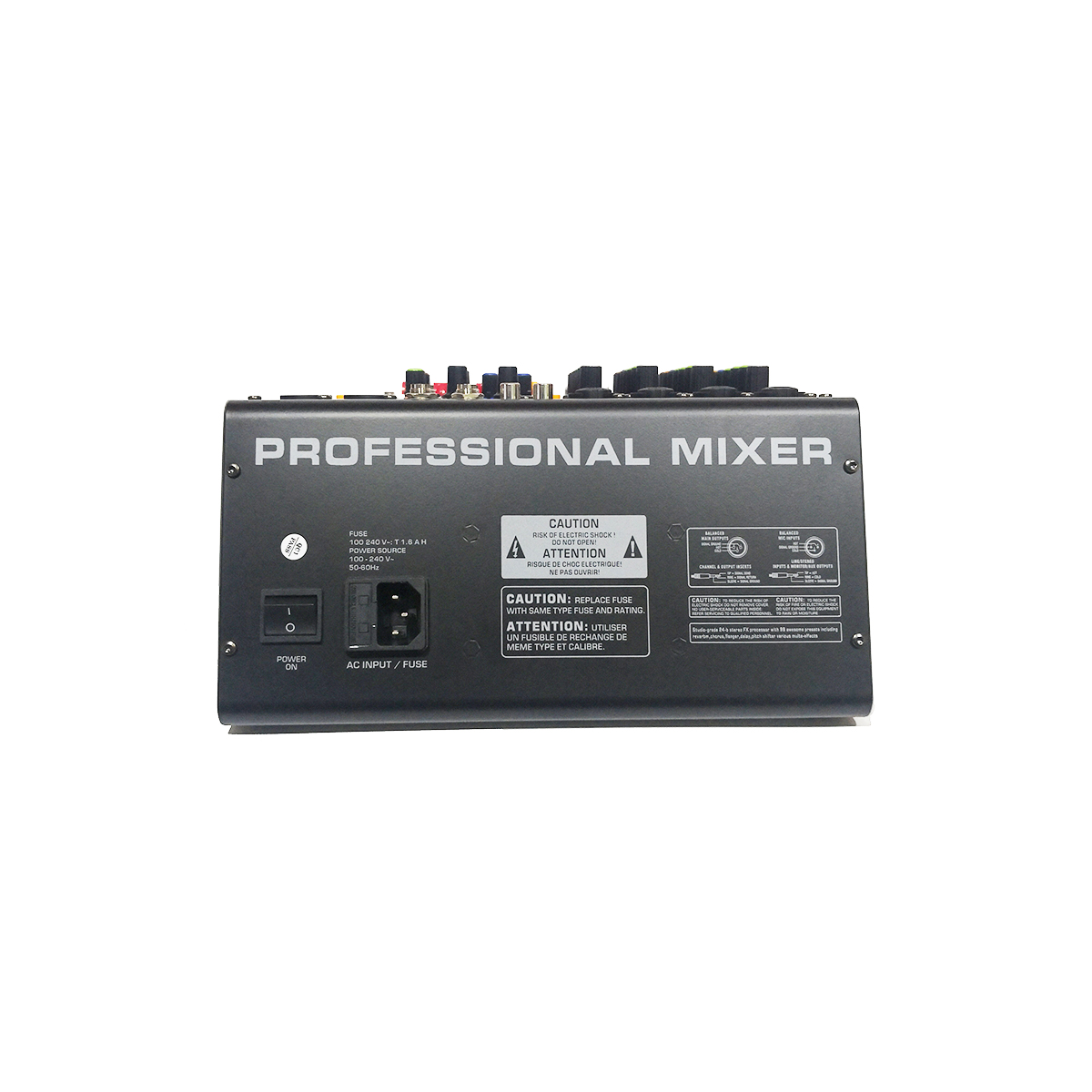 Mezcladora de 4 canales c/efectos, BT y MP3 M2 PA4