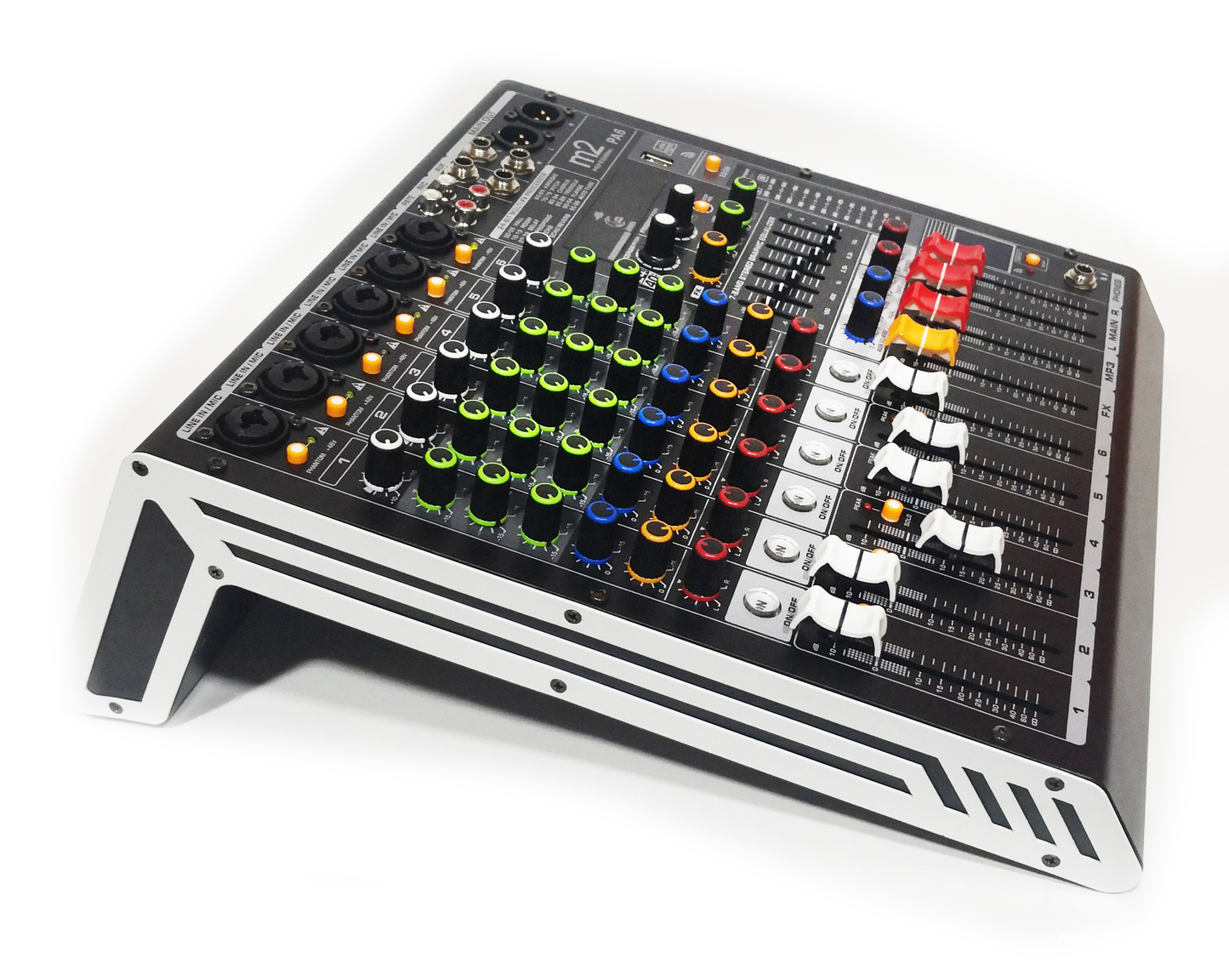 Mezcladora de Audio de 6 canales con Efectos M2 PA6