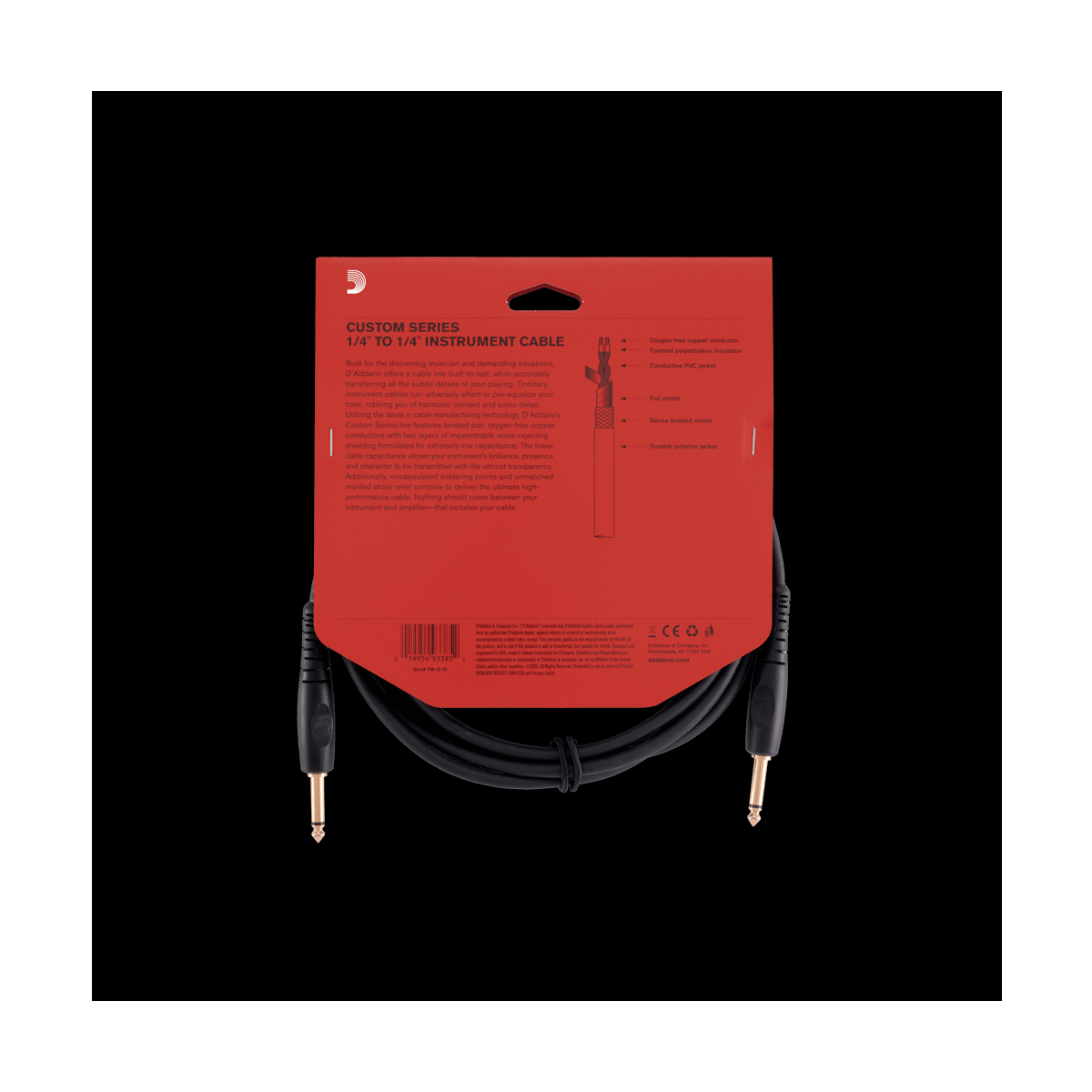 Cable Para Instrumento D´Addario pwgra10