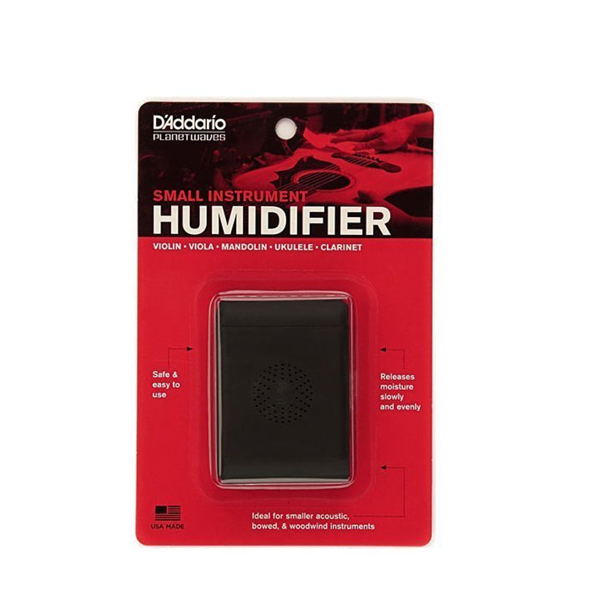 Humidificador para Instrumentos Acústicos D´Addario PWSIH01