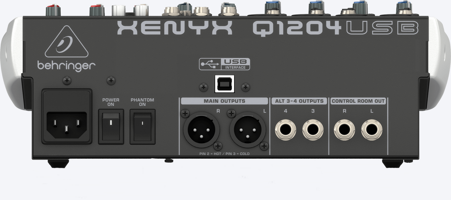 Mezcladora de 6 canales Behringer Q1204USB