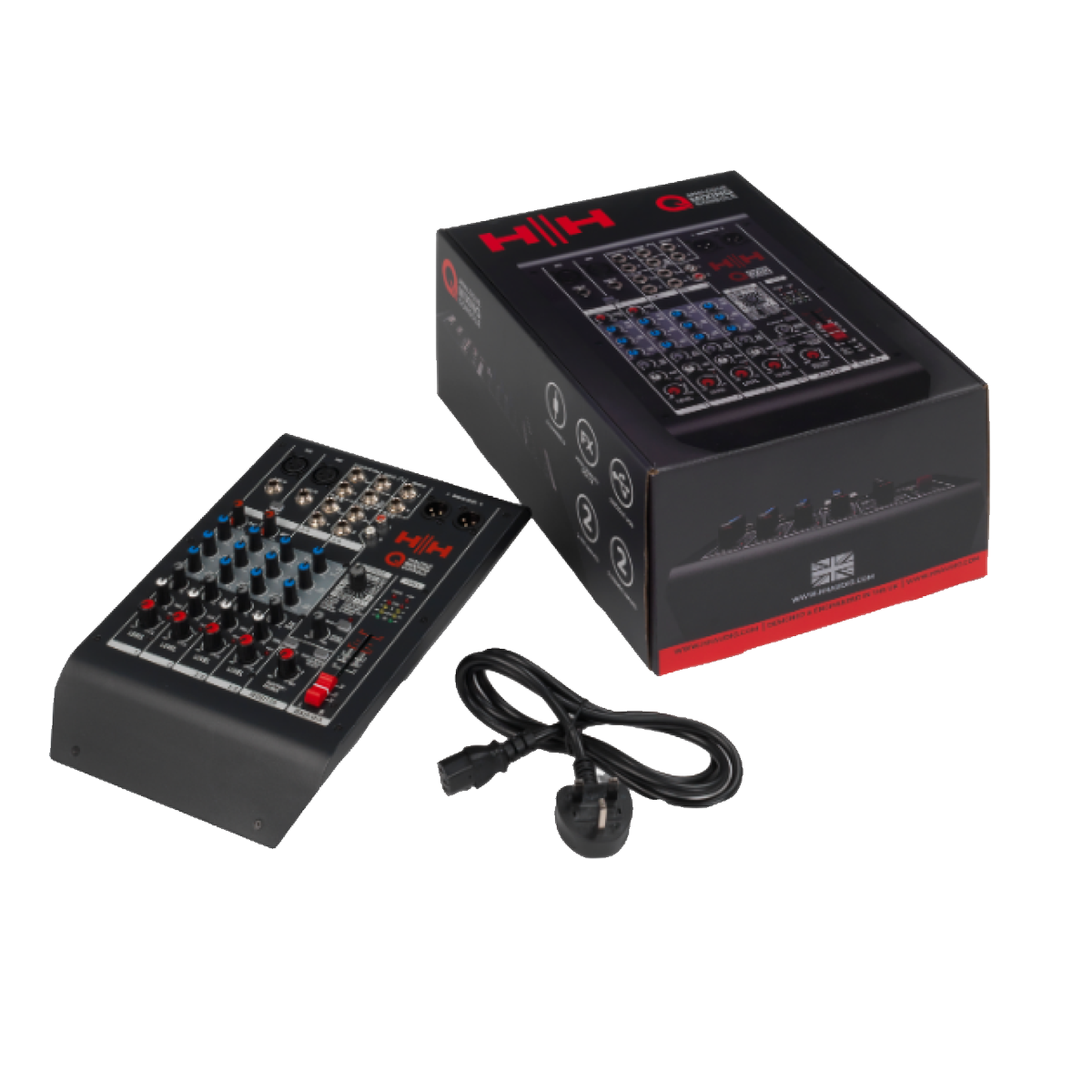 Mezcladora de 4 canales con efectos HH Q6FX