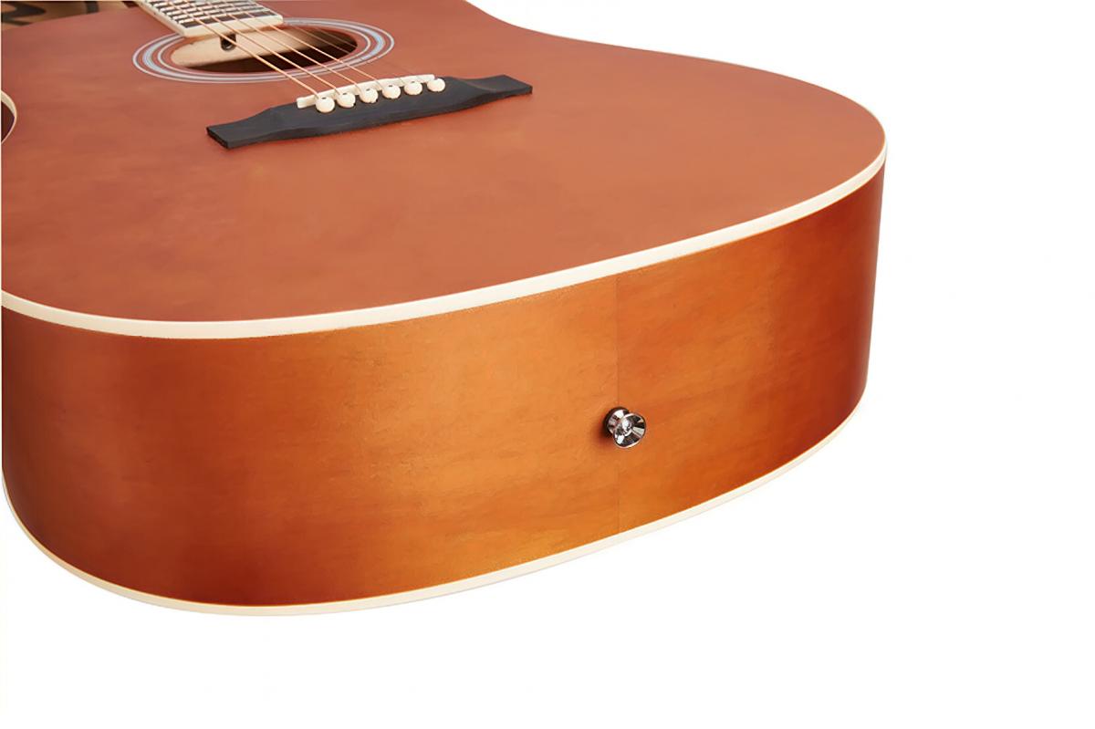 Guitarra Electroacústica De Metal Sx Sd104Breq