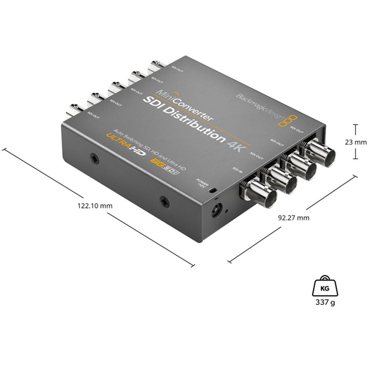 Distribuidor de señal SDI Black Magic DISSDI8