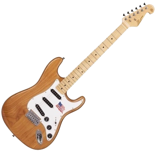 Guitarra Eléctrica Sx Sst Alder Serie Strato Natural