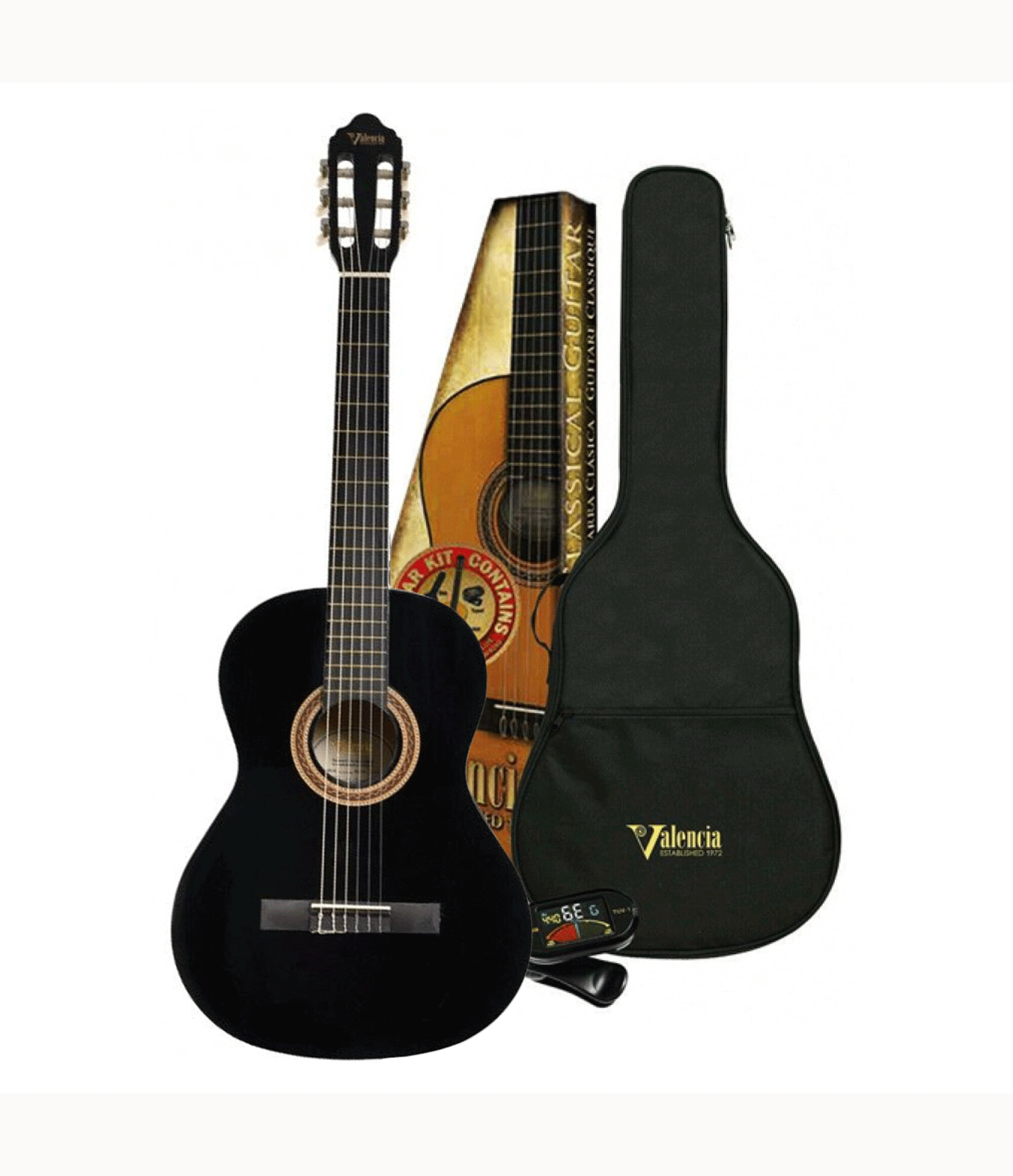 Guitarra Acústica Valencia VC104KBK (Kit)