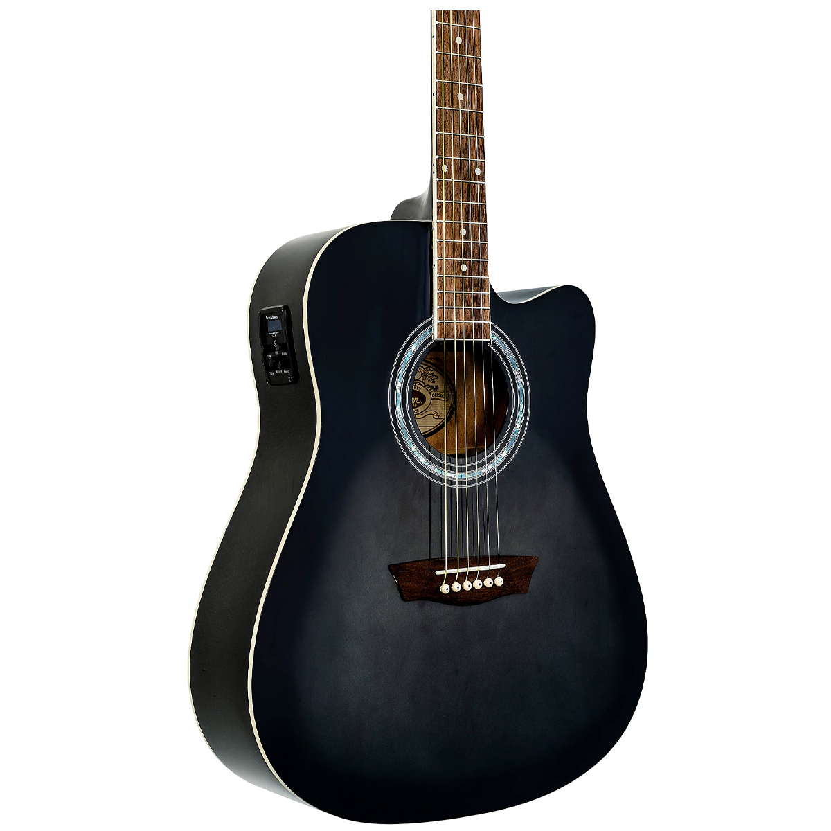 Guitarra Electroacústica Washburn Kit Completo WA90CETBBPACK