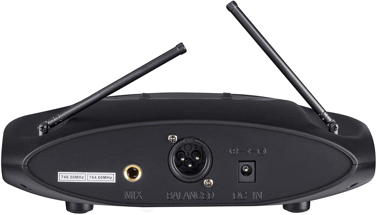 Micrófono Inalámbrico De Mano Doble Steren Wr-810