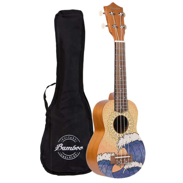 Ukelele Soprano Bamboo Wave