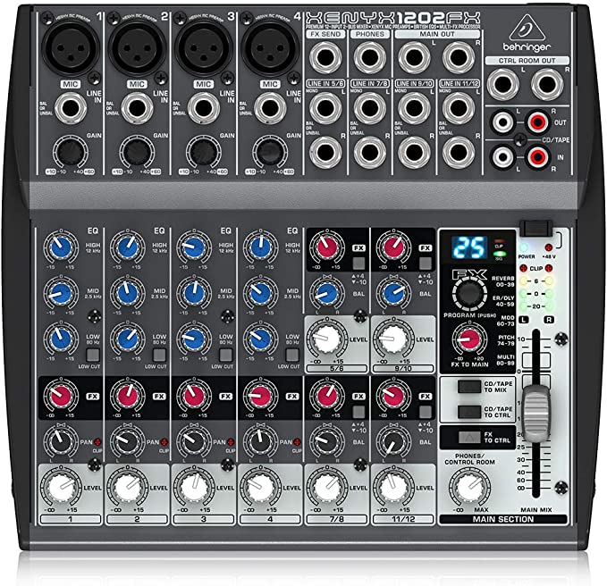 Mezcladora Behringer Xenyx 1202FX