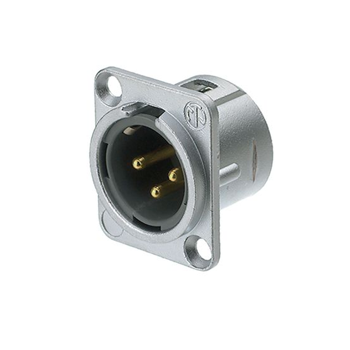 Conector chasís xlr macho Neutrik NC3MDL1