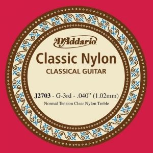 Cuerda 3ra. de nylon D´Addario EJ2703