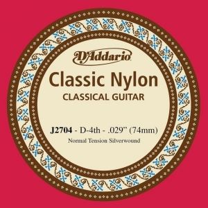 Cuerda 4ta. de nylon D´Addario EJ2704