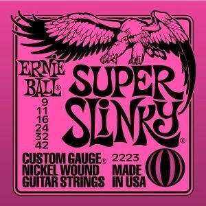 Juego de cuerdas para guitarra eléctrica Ernie Ball 2223