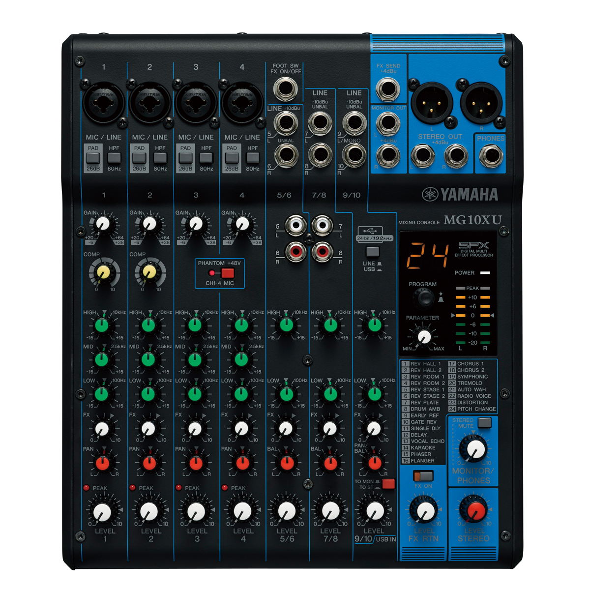 Mezcladora Yamaha MG10XU