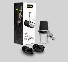 Micrófono Dinámico para Podcast Shure MV7