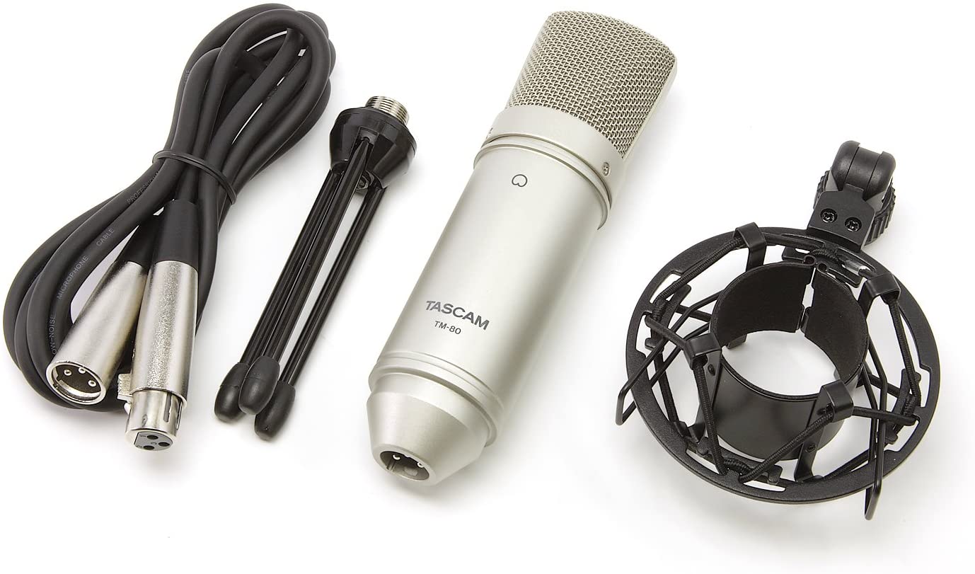 Micrófono de Estudio de Condensador Tascam TM-80