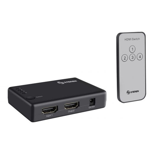 Selector (Divisor) Hdmi De 4 Entradas Steren 200-385