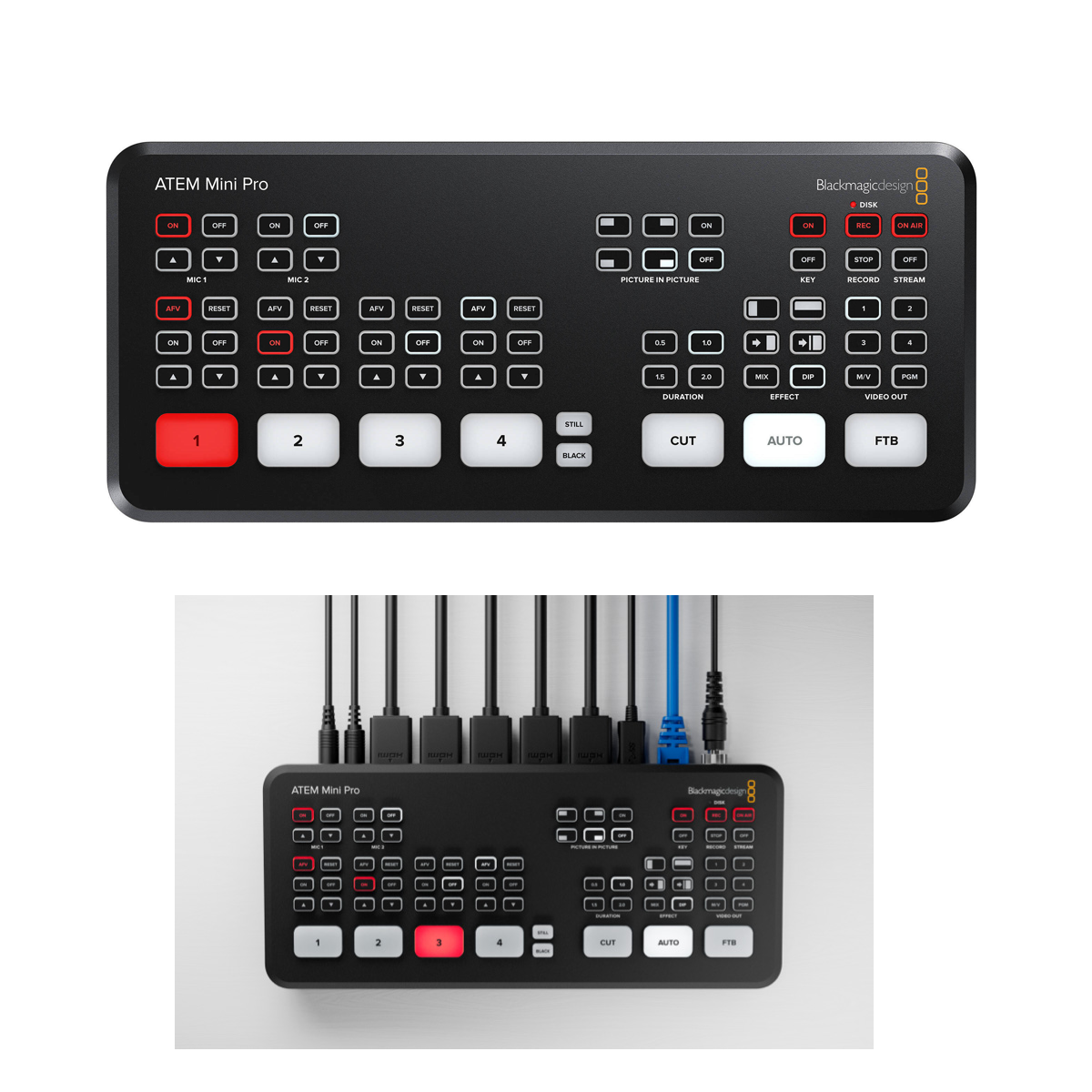 Mezclador de video Black Magic ATEMMINIPRO