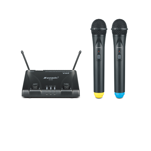 Micrófono Ianlámbrico doble de mano Baomic BM-899