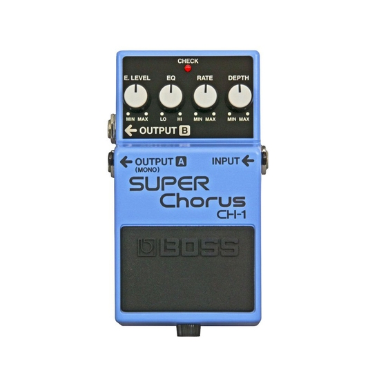 Pedal de Efectos Super Chorus Boss CH-1