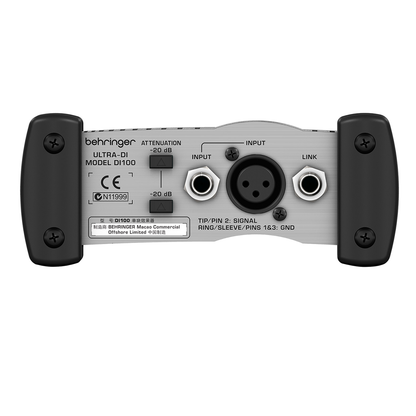 Caja Directa Activa Behringer Ultra Di Di-100