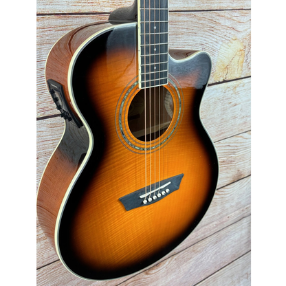 Guitarra electroacústica Washburn WIEA15ATBA