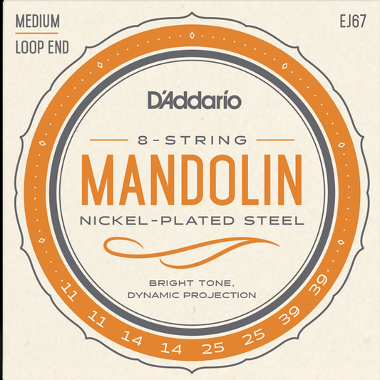 Juego de cuerdas para Mandolina D´Addario EJ67